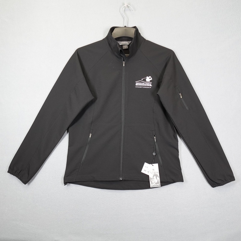 Landway Softshell Jacket Womens M Black American Family Insurance Championship